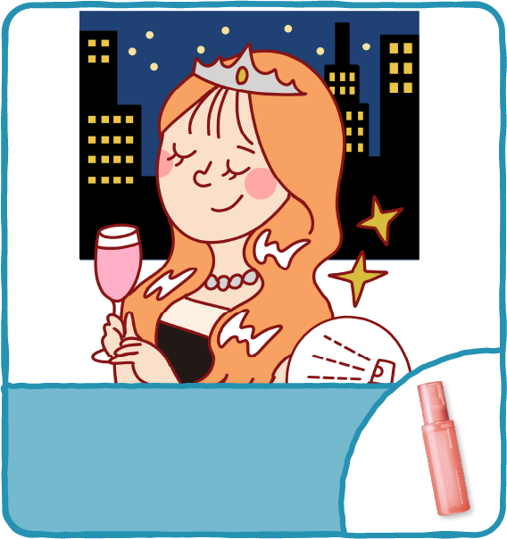 夜デート映えハイライト女神