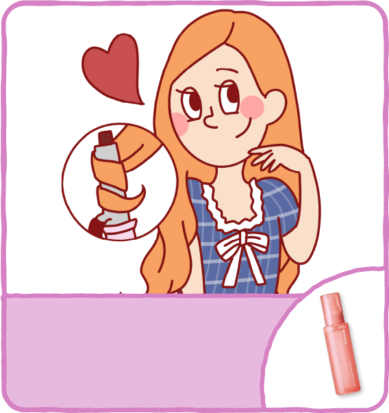 お嬢様ロング美髪